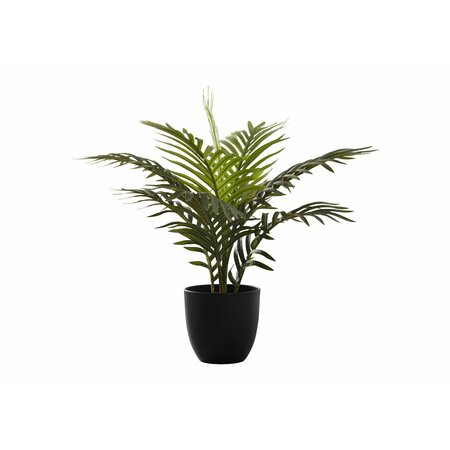 MONARCH SPECIALTIES Artificial Plant 20" Tall, Palm, Indoor, Faux, Fake, Table, Greenery, Potted, Real Touch, Decorative I 9501